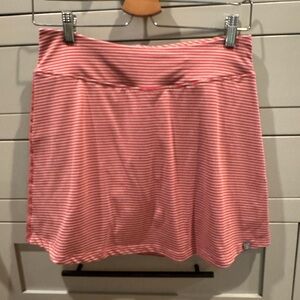 Title Nine Striped Red Athletic Skort
